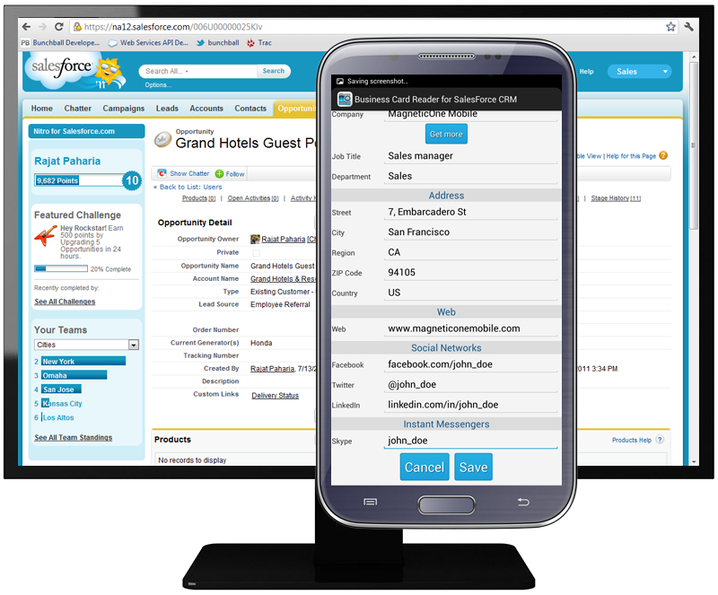 Testing Salesforce-Mobile Center