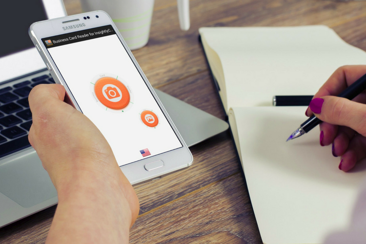How to use business cards into Insightly CRM